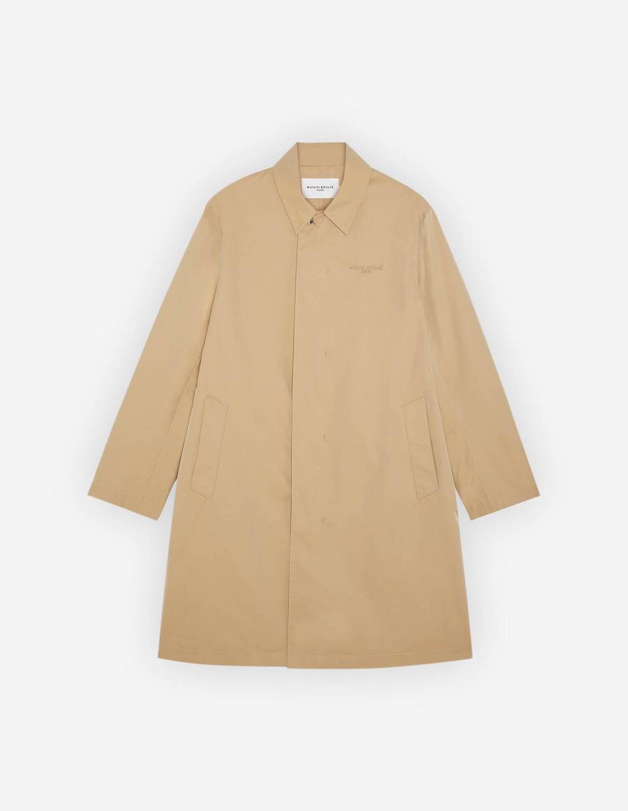 Beige Men\'s Maison Kitsune Car Coats | AU-L0343