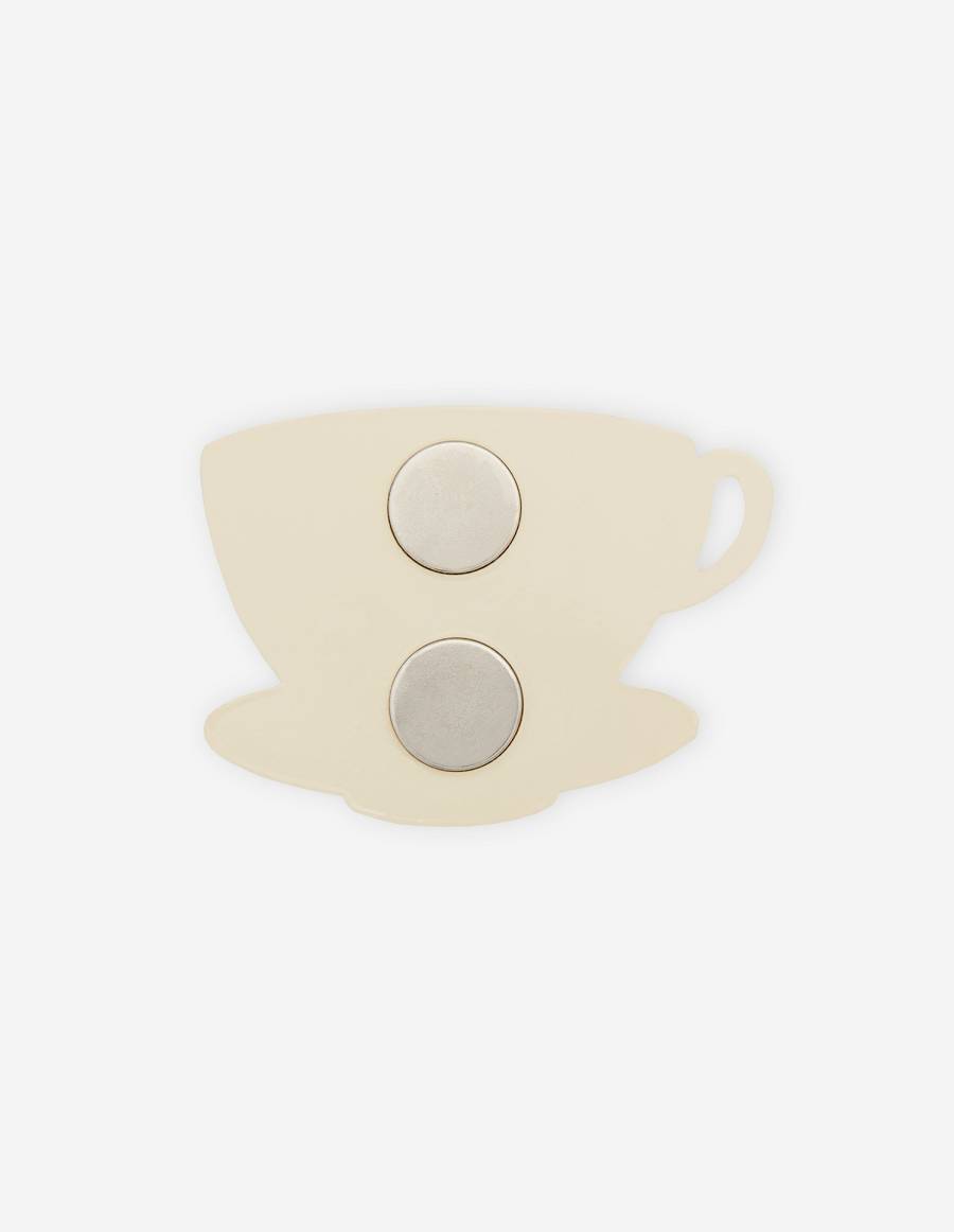 Beige Men's Maison Kitsune Magnet Cafe Kitsune Cup Accessories | AU-M0808