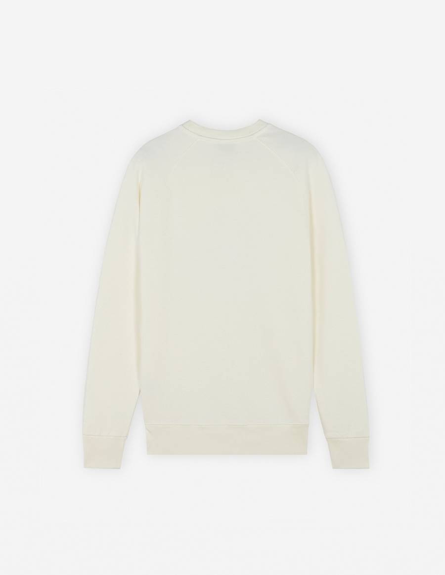 Beige Men's Maison Kitsune Palais Royal Classic Sweatshirts | AU-G0597