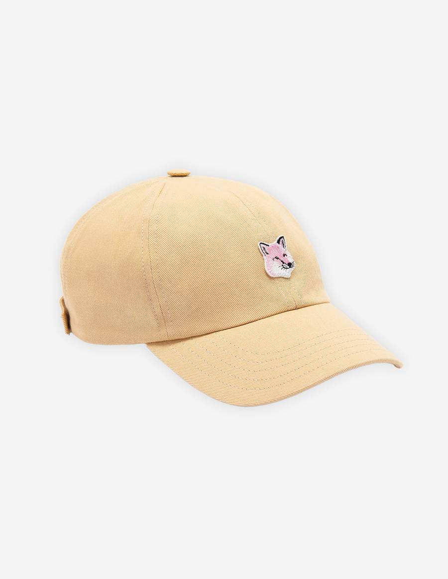 Beige Women\'s Maison Kitsune Monochrome Fox Head Patch 6p Caps | AU-K0274