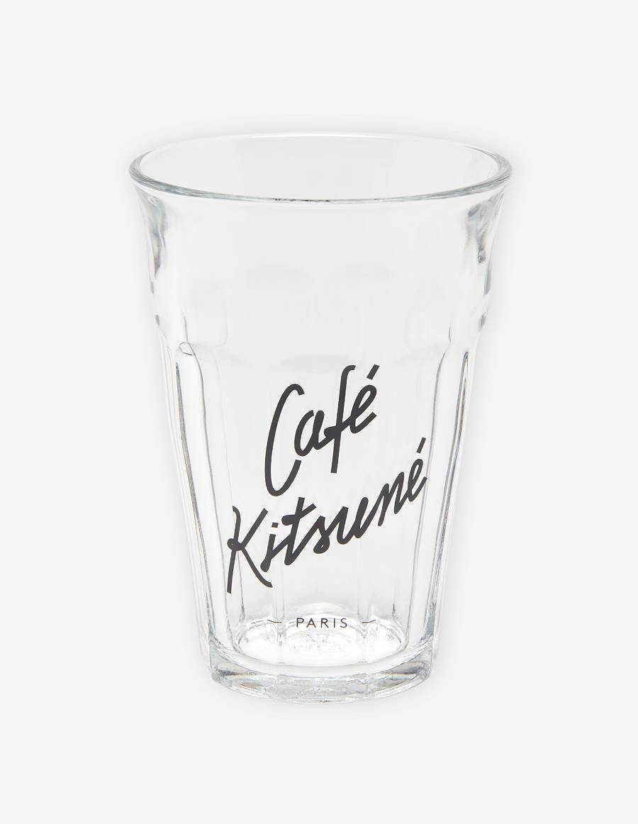 Black Men\'s Maison Kitsune Duralex Picardie Cafe Kitsune 36cl Accessories | AU-H0859