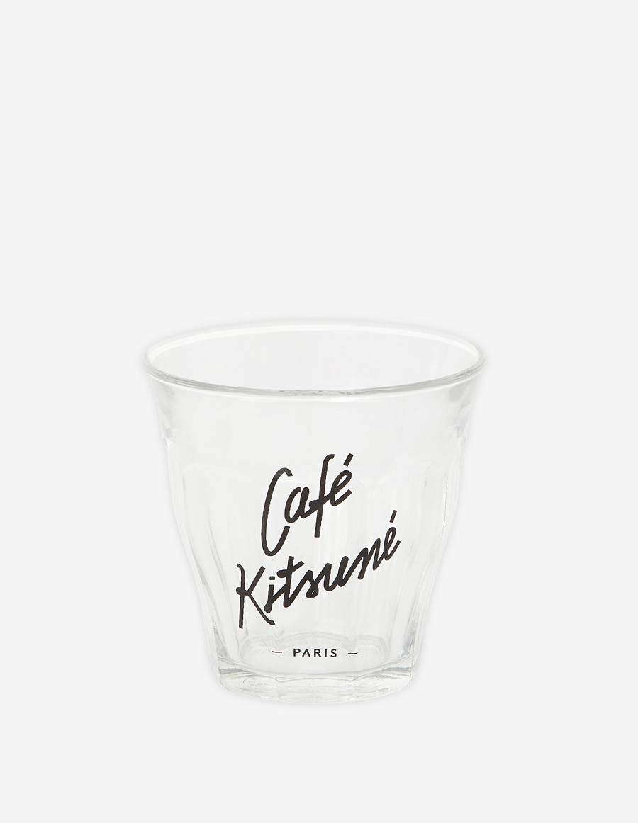 Black Men\'s Maison Kitsune Glass Duralex Picardie Cafe Kitsune Accessories | AU-L0198