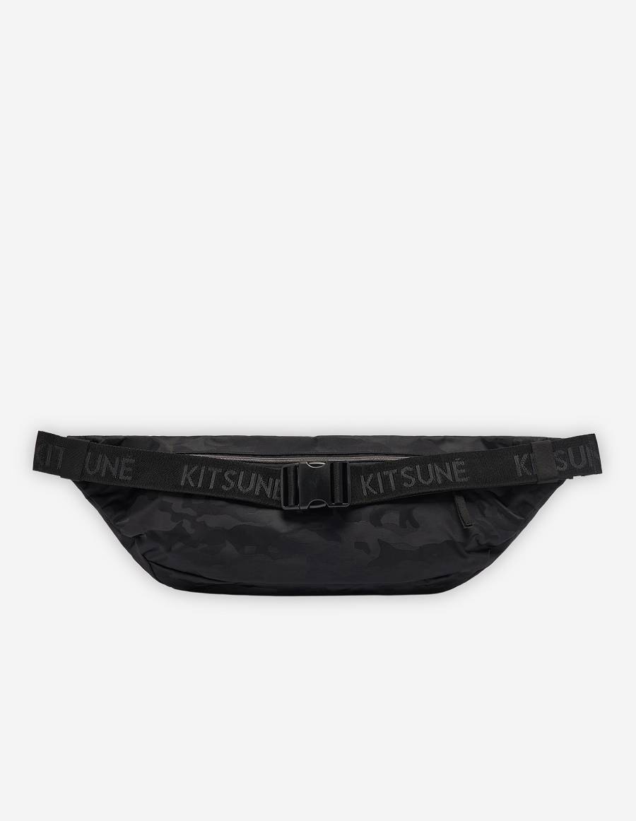 Black Women's Maison Kitsune Mkxeastpak Springer Xl Bumbag Bags | AU-O1102