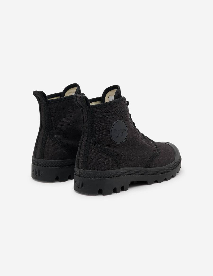 Black Women's Maison Kitsune Plbrousse X Kitsune Boots | AU-L0575