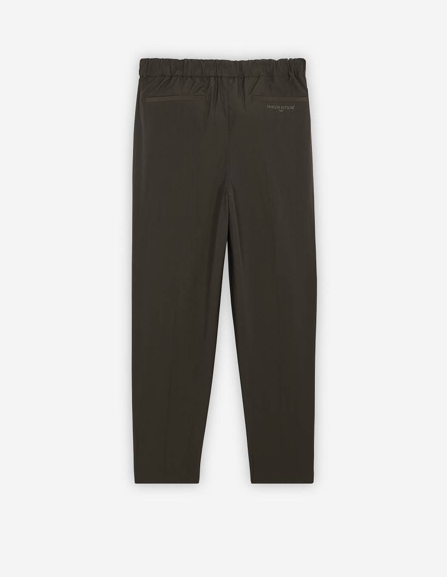 Brown Khaki Men's Maison Kitsune City Pants | AU-E0729