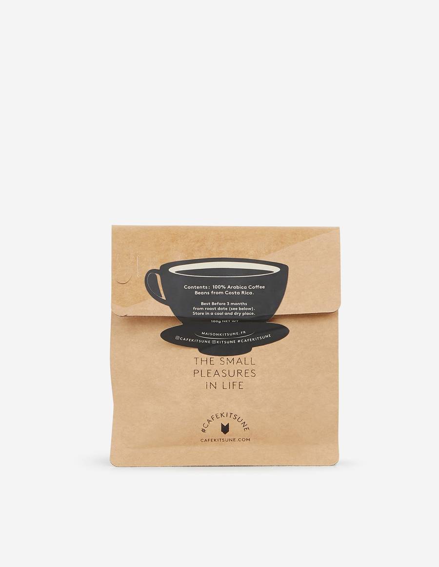 Brown Men's Maison Kitsune Cafe Kitsune Beans 100g Accessories | AU-C0202