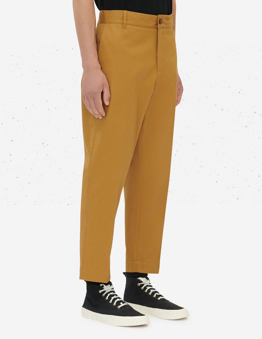 Brown Men's Maison Kitsune Carrot Pants | AU-S0420