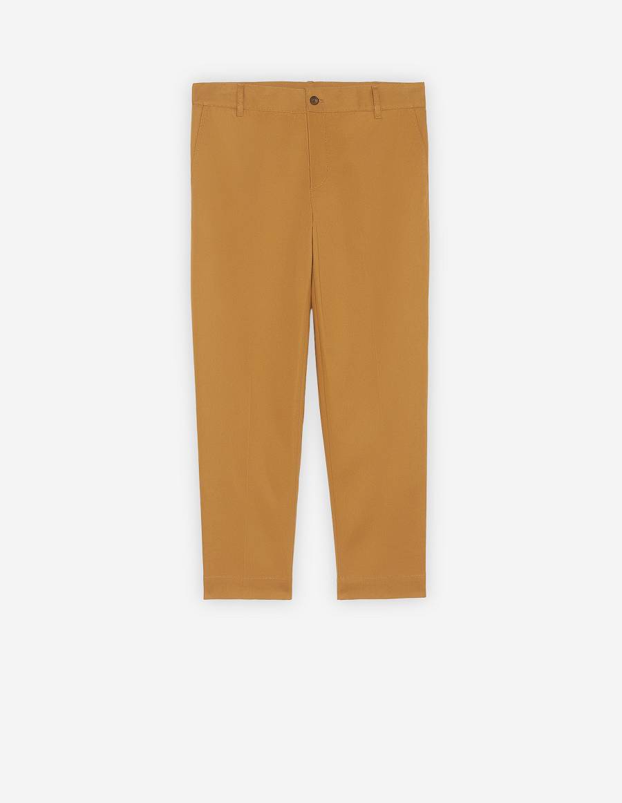 Brown Men\'s Maison Kitsune Carrot Pants | AU-S0420