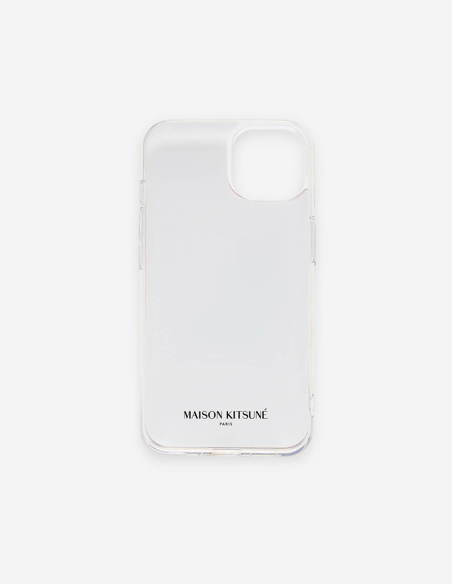 Burgundy Men's Maison Kitsune Dressed Fox Phone Case Accessories | AU-K0215