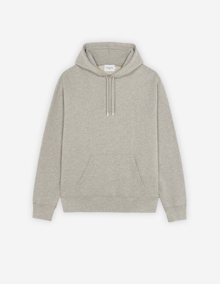 Grey Men\'s Maison Kitsune Bill Rebholz All Relaxed Hoodies | AU-E0207