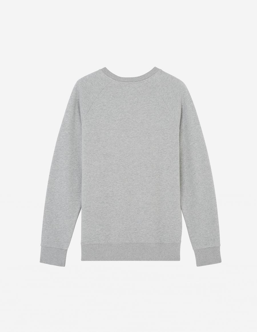 Grey Men's Maison Kitsune Palais Royal Classic Sweatshirts | AU-K0389