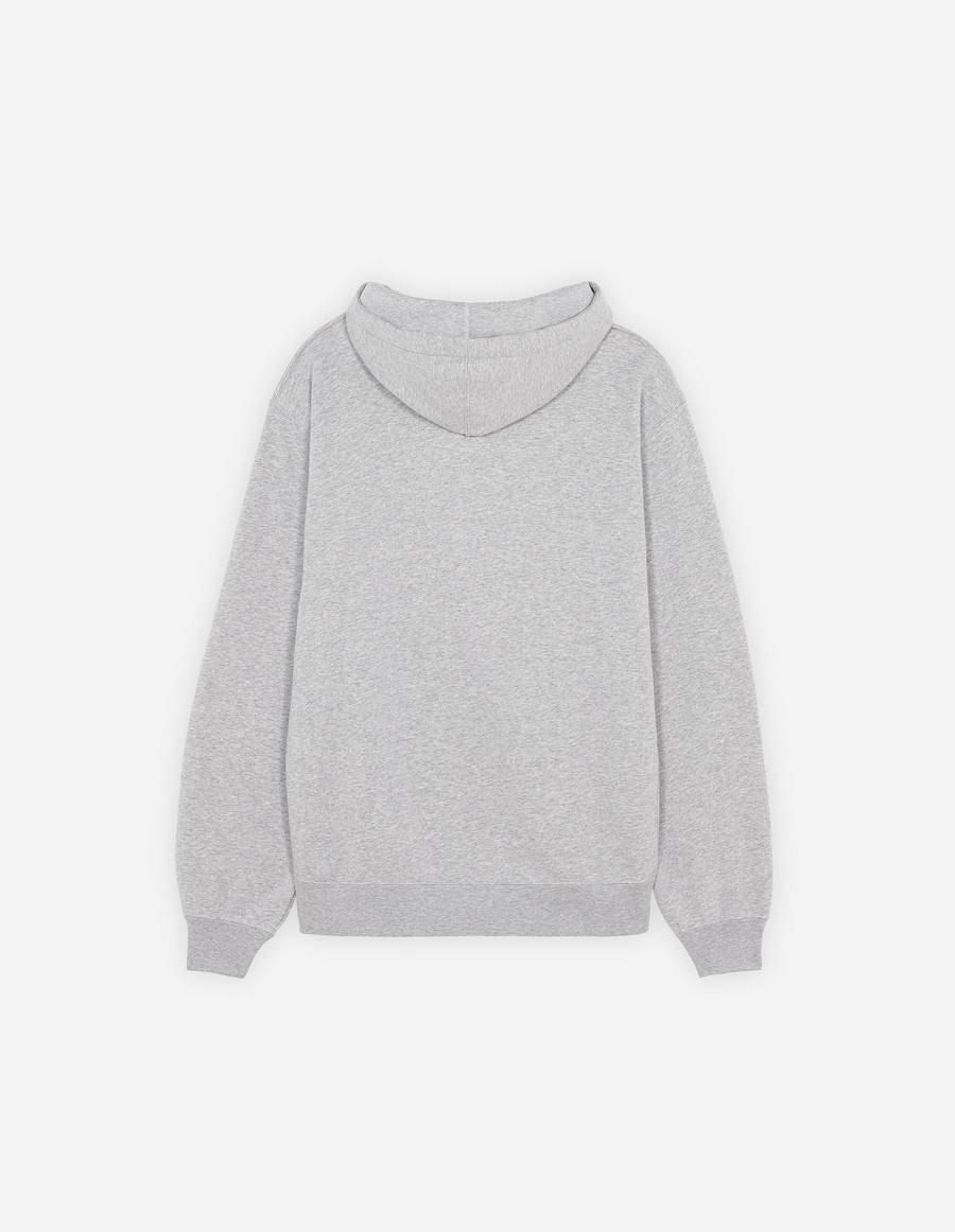 Grey Men's Maison Kitsune Rue De Richelieu Relaxed Hoodies | AU-G626