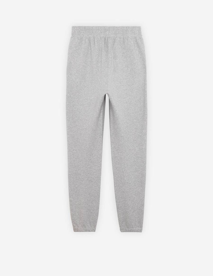 Grey Men's Maison Kitsune Rue De Richelieu Regular Jog Pants | AU-J0541