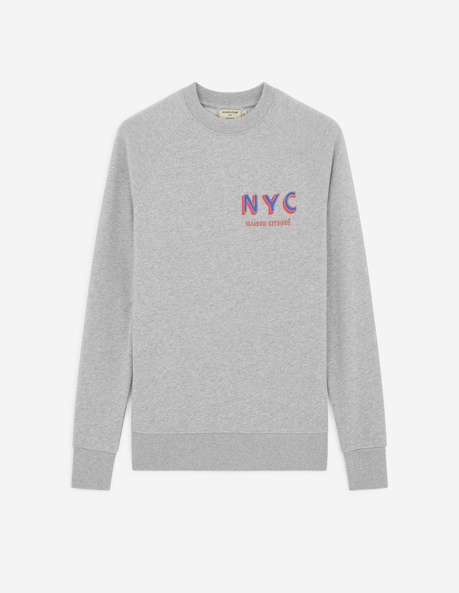 Grey Women\'s Maison Kitsune Nyc Ben Klevay Sweatshirts | AU-S0967