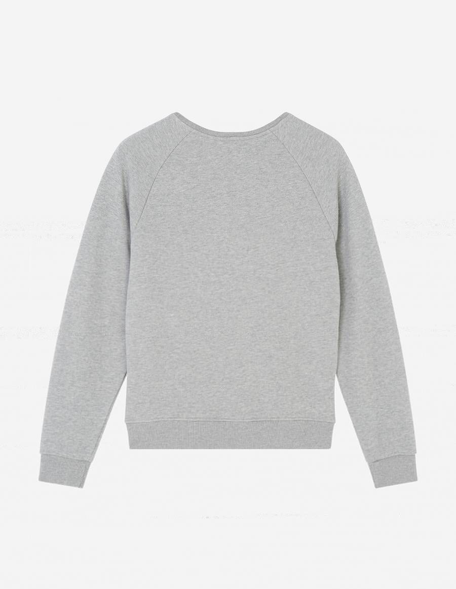 Grey Women's Maison Kitsune Palais Royal Vintage Sweatshirts | AU-A0669