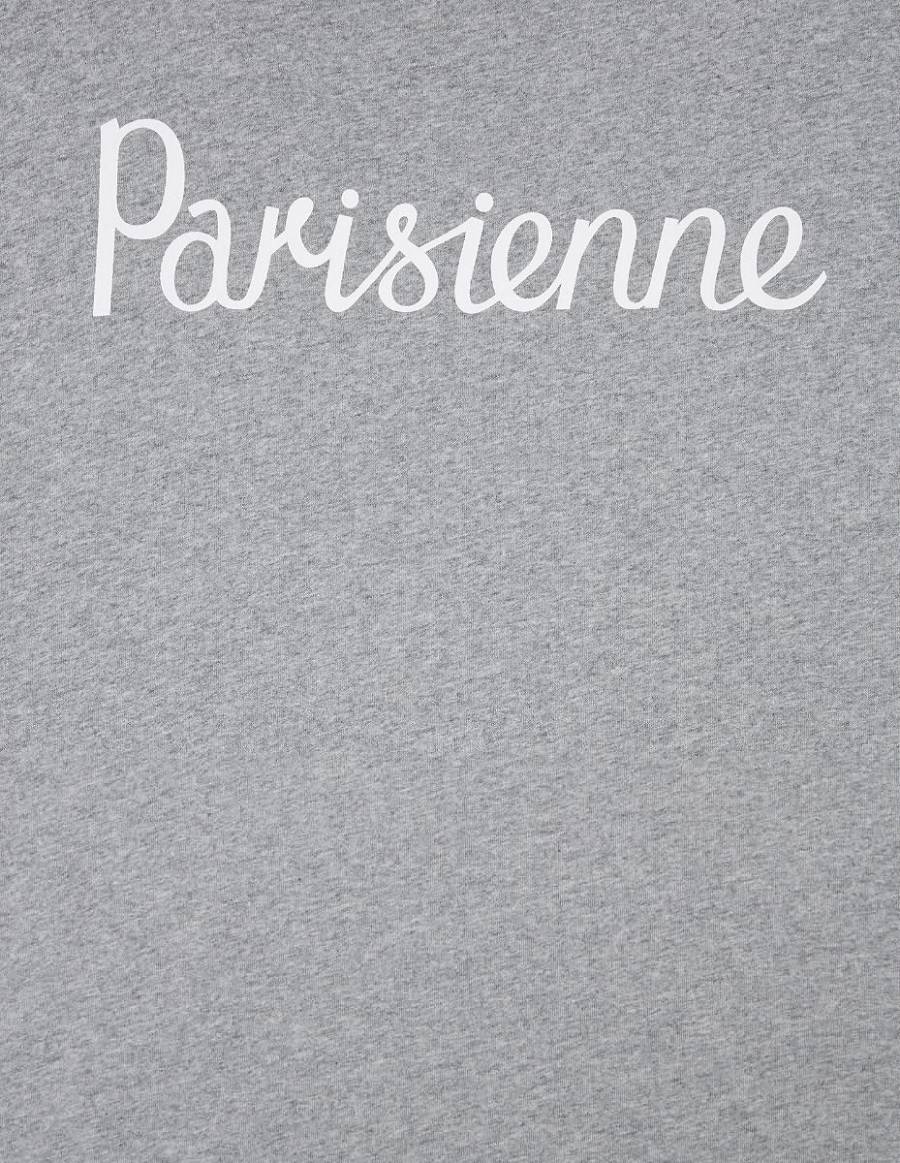 Grey Women's Maison Kitsune Parisienne Classic T Shirts | AU-K0361