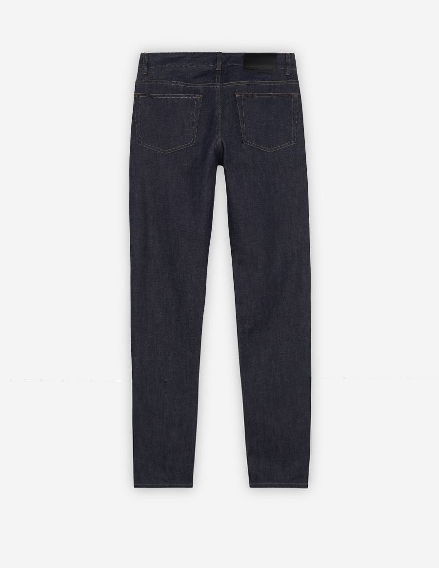 Indigo Men's Maison Kitsune Slim Fit Jeans | AU-M0718