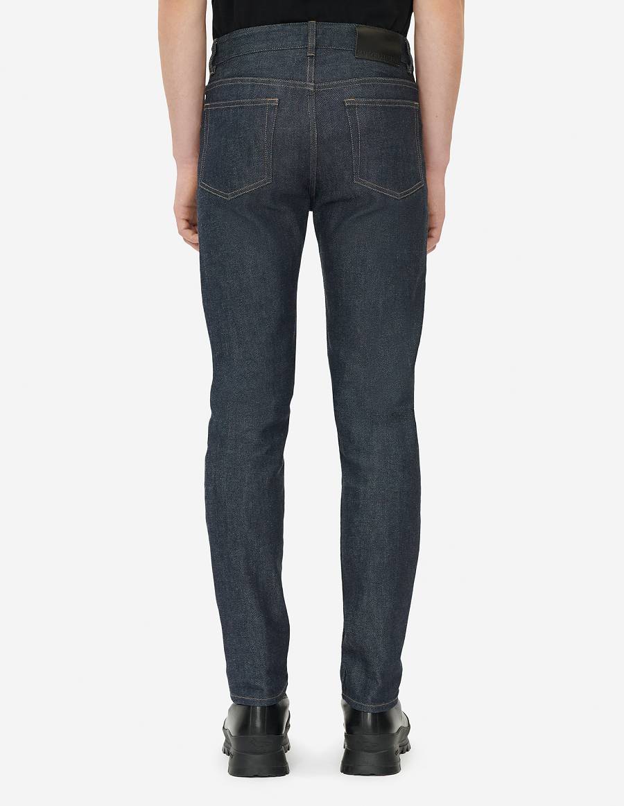 Indigo Men's Maison Kitsune Slim Fit Jeans | AU-M0718