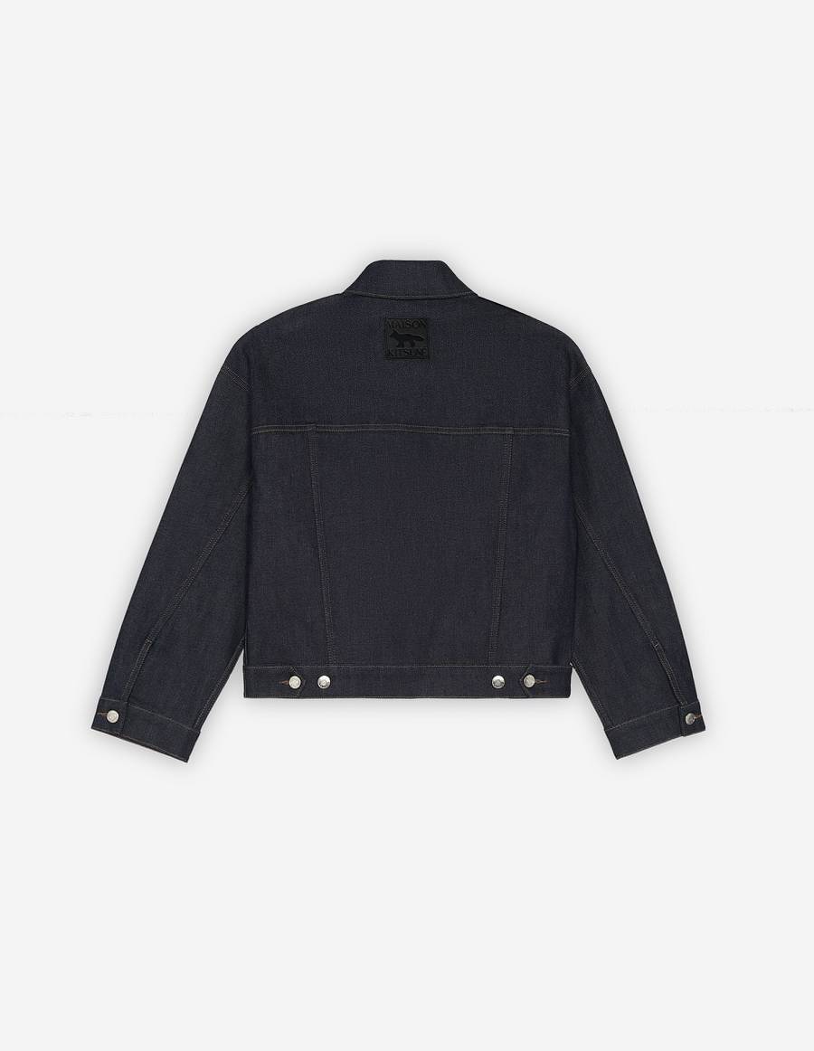 Indigo Women's Maison Kitsune Trucker Pleats Jackets | AU-E0758