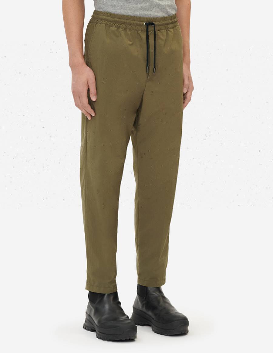 Khaki Grey Men's Maison Kitsune Drawstring Pants | AU-Q0728