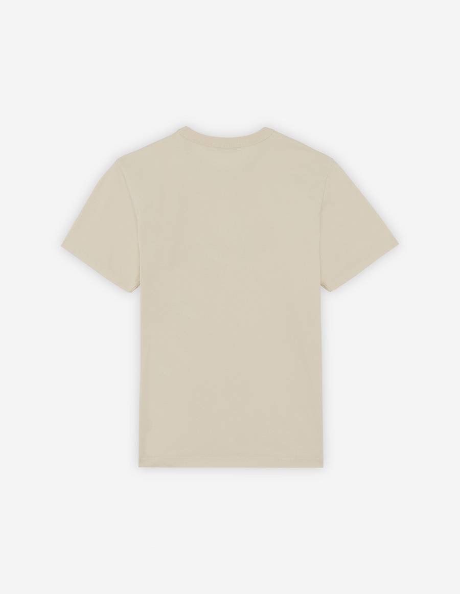 Khaki Women's Maison Kitsune Fox Cafe Kitsune Classic T Shirts | AU-B0983