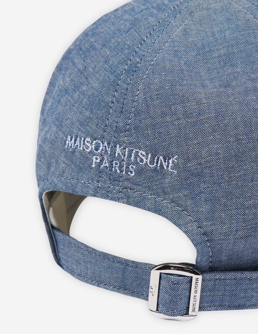 Navy Men's Maison Kitsune Small Fox Head Embroidery 6p Caps | AU-M0663