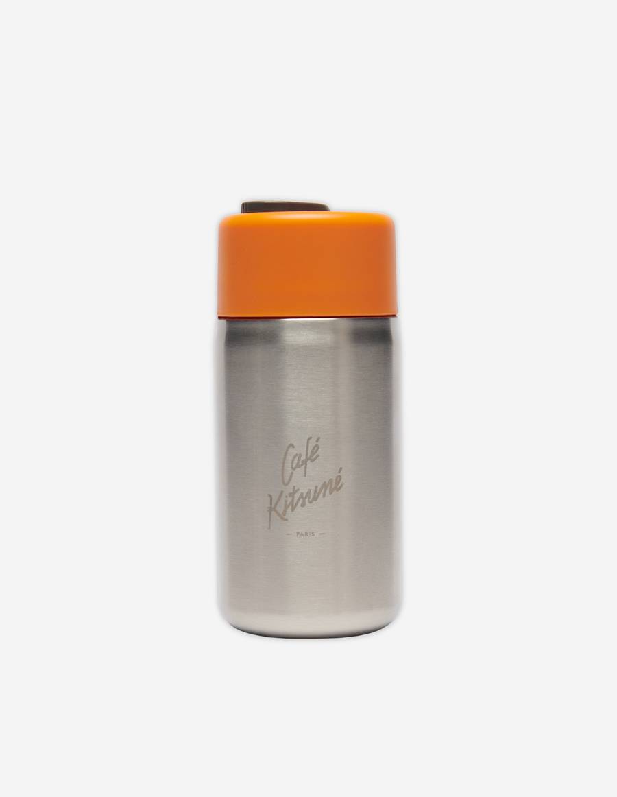 Orange Men\'s Maison Kitsune Insulated Travel Cup Accessories | AU-G0336