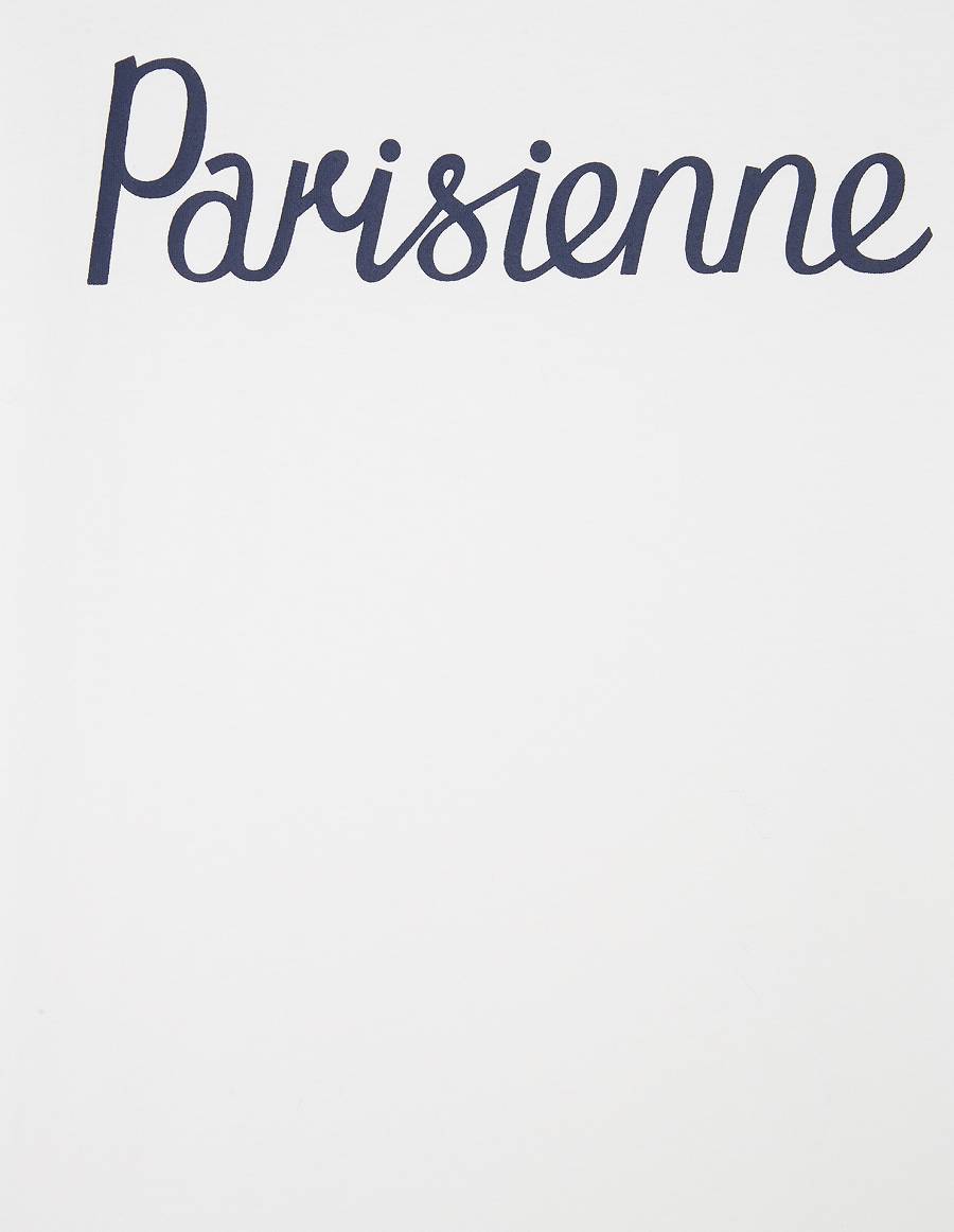 White Women's Maison Kitsune Parisienne Classic T Shirts | AU-K0418