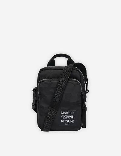 Black Men's Maison Kitsune Mkxeastpak One Crossbody Bags | AU-L0952