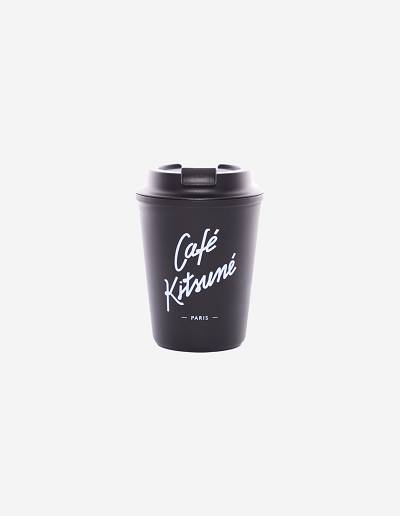 Black Women's Maison Kitsune Cafe Kitsune Coffee Tumbler Accessories | AU-X0522