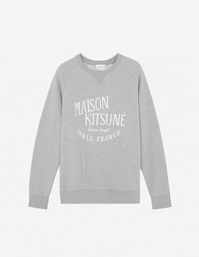 Grey Men's Maison Kitsune Palais Royal Classic Sweatshirts | AU-K0389