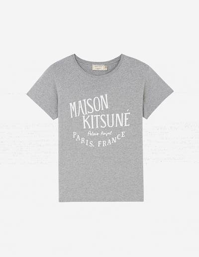 Grey Women's Maison Kitsune Palais Royal Classic T Shirts | AU-Y0933