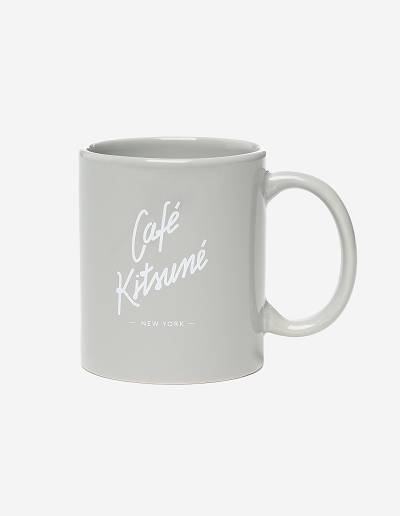 Light Grey Women's Maison Kitsune Cafe Kitsune New York Mug Accessories | AU-B0809