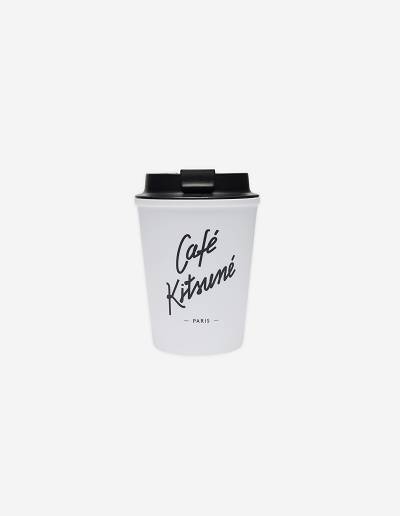 White Men's Maison Kitsune Cafe Kitsune Coffee Tumbler Accessories | AU-M0504