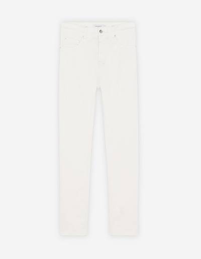 White Men's Maison Kitsune Slim Fit Jeans | AU-S0855