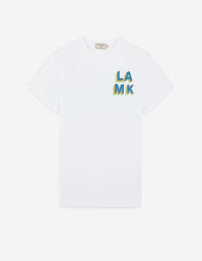 White Women's Maison Kitsune L.A. Ben Klevay T Shirts | AU-V0172